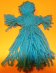 Jesus loves the little children yarn doll